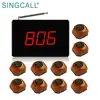 SINGCALL Best Price Restaurant Table Order Device Wireless Waiter Call