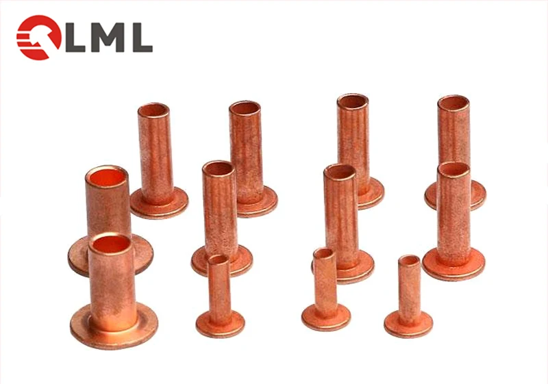 Customize Nonstandard Micro Metal Brass Copper Flat Head Barrel Hollow