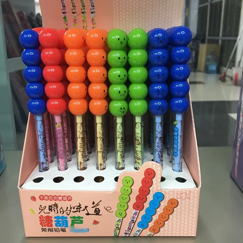 
smiling face non sharpening HB pencil 