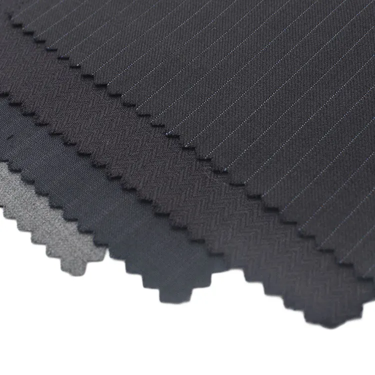 
Wholesale Italian Plaid Tweed Boiled Worsted 100% Merino Wool Suit Fabric for Coats 