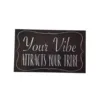 Old fashion decorative metal retro reflective signs