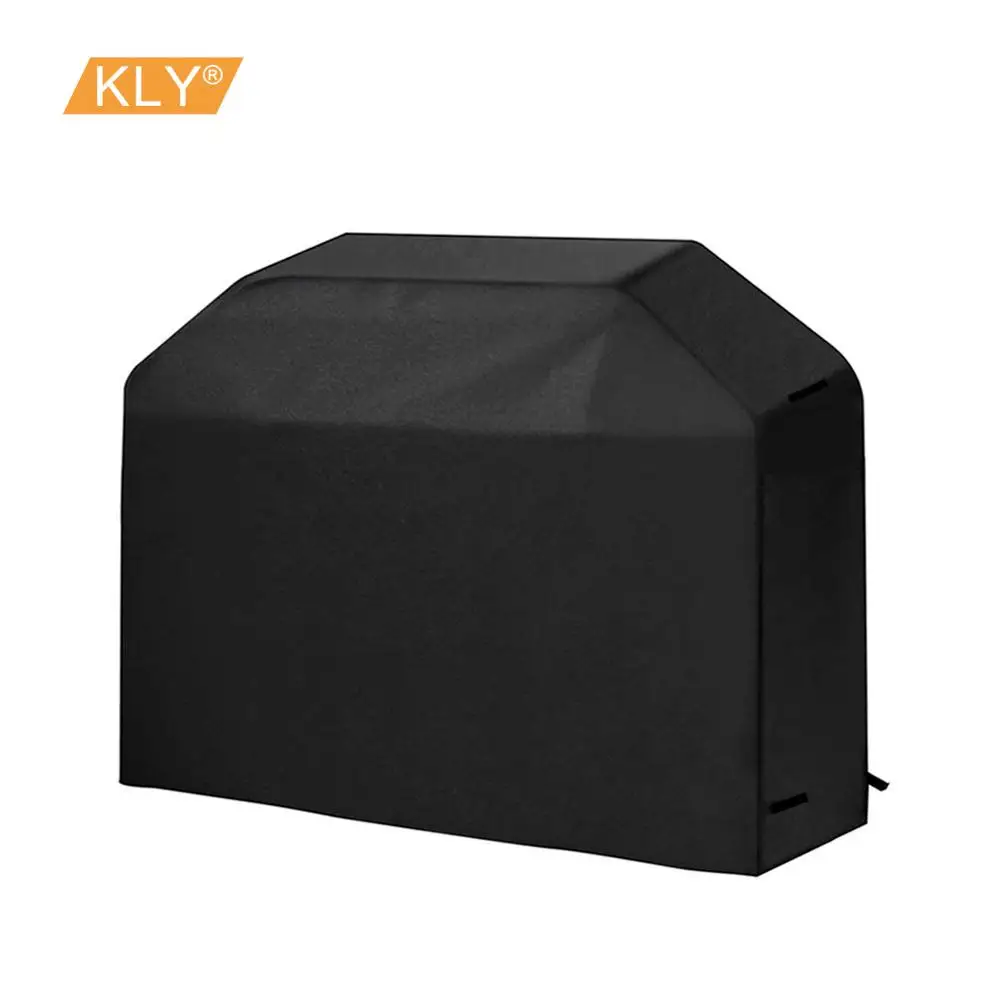 

BSCI factory OEM service heavy duty outdoor waterproof barbecue grill cover, Black/grey(customised)