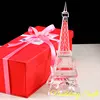 Cute Transparent Crystal Tiny Faceted Tower for Birthday Gifts
