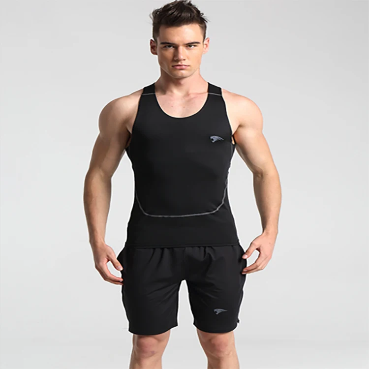 

Plain Wear Custom Brand Logo And Tag GYM Wear T Shirt Vest