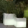 Cheap plastic led ice bucket/flower pot/locker stool