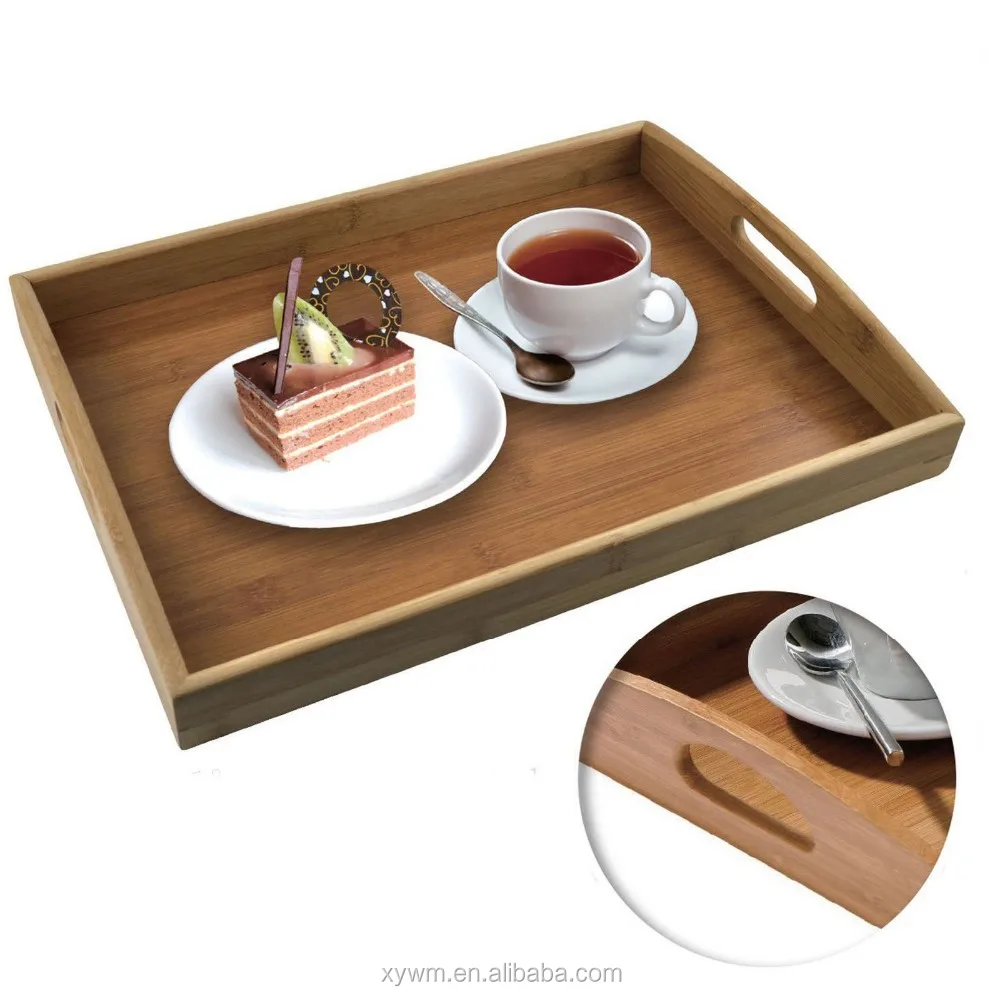 breakfast serving tray