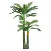 Factory Direct Waterproof Real Touch Green Decorative Faked Plam Tree Artificial Plants