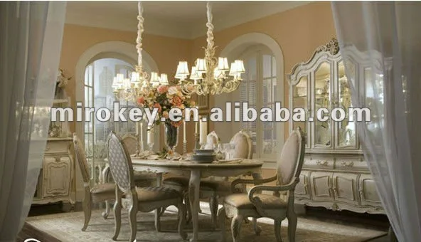 6 plazas de madera juego de comedor, antiguos muebles de comedor ... Fotos de muebles de sala antiguos