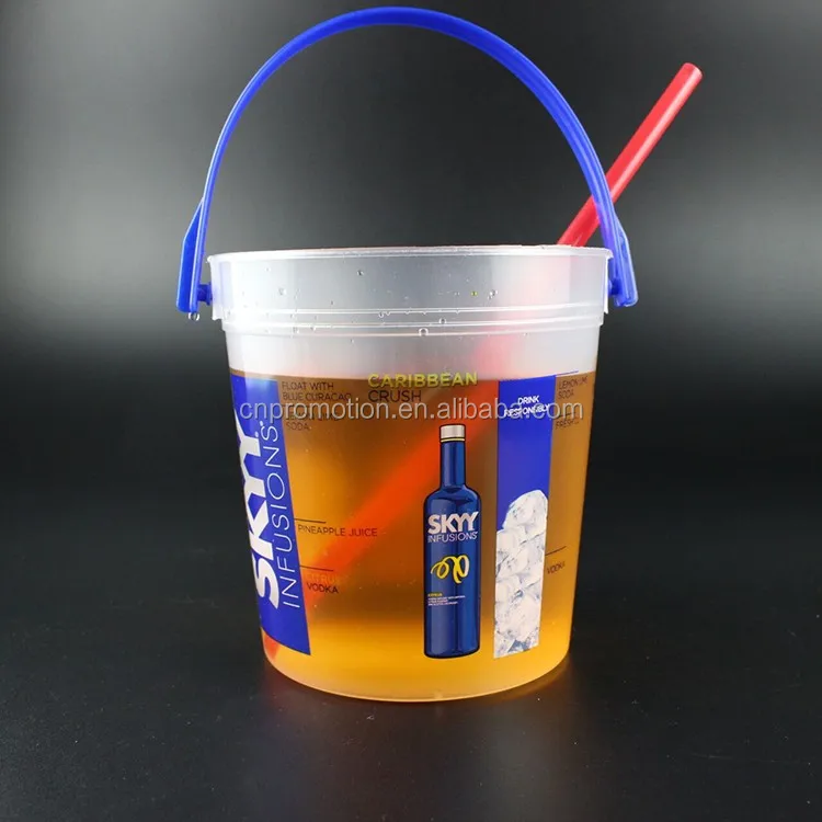 32oz Malibu Bucket Punch Buckets Drinking Cups With Handle Buy Malibu Bucket,32oz Rum Bucket