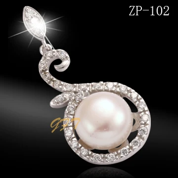 
Pearl design 925 sterling silver charm silver pendant oem 