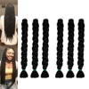 Classic Braid Hairstyle 41inch 165g Jumboed Bundles African Yaki Manufacturer Straight Single Expression