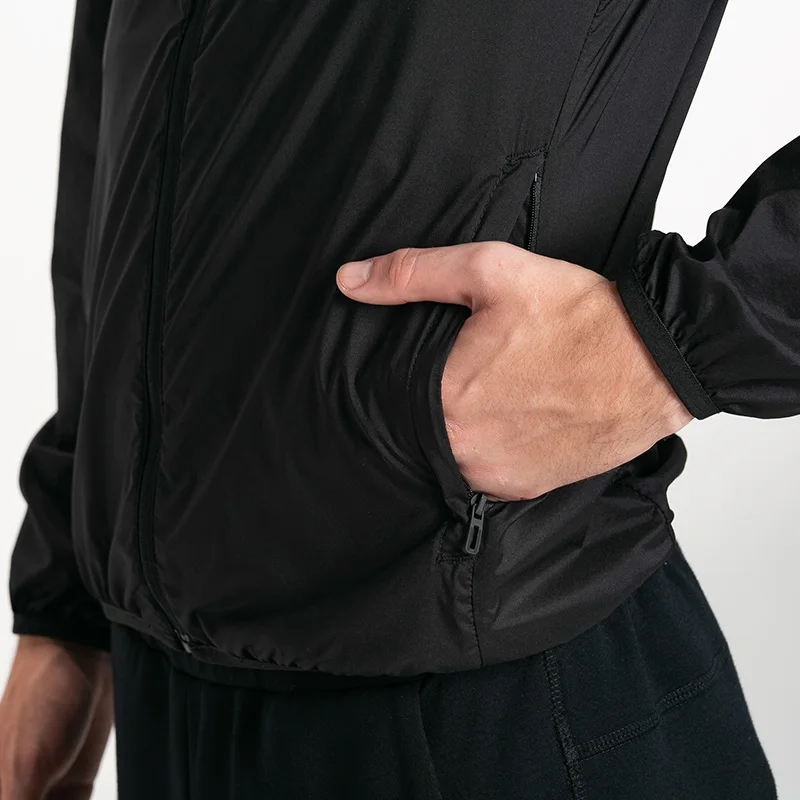 Men Blank Windbreaker Jacket Custom Windbreaker Hoodie Jacket - Buy ...