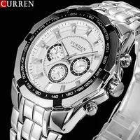 

2016 New CURREN Watches Men Top Luxury Brand Hot Design Military Sports Wrist watches Men Digital Quartz Men Full Steel Watch