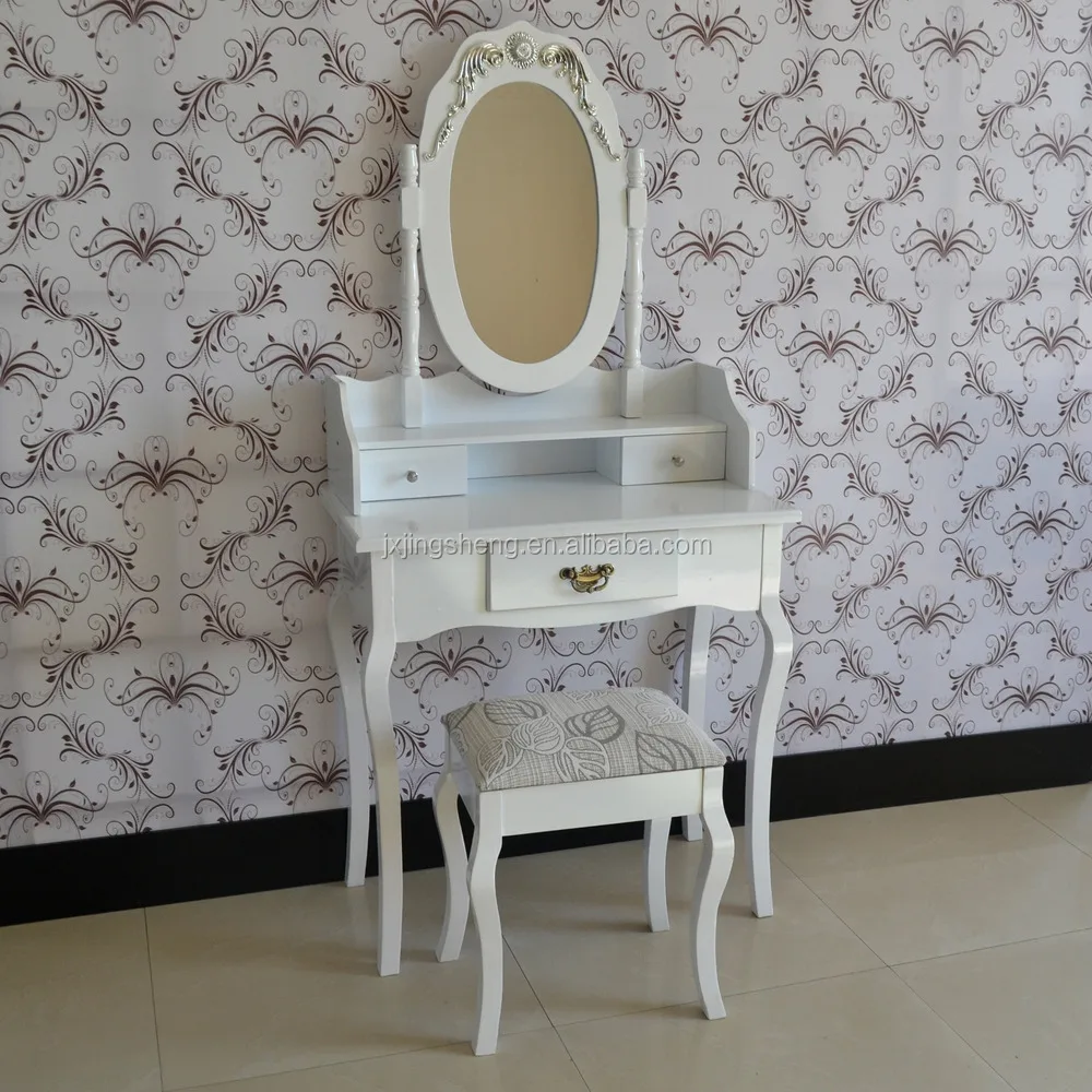 French Furniture White Vintage Dresser With Mirror Drawers Bed