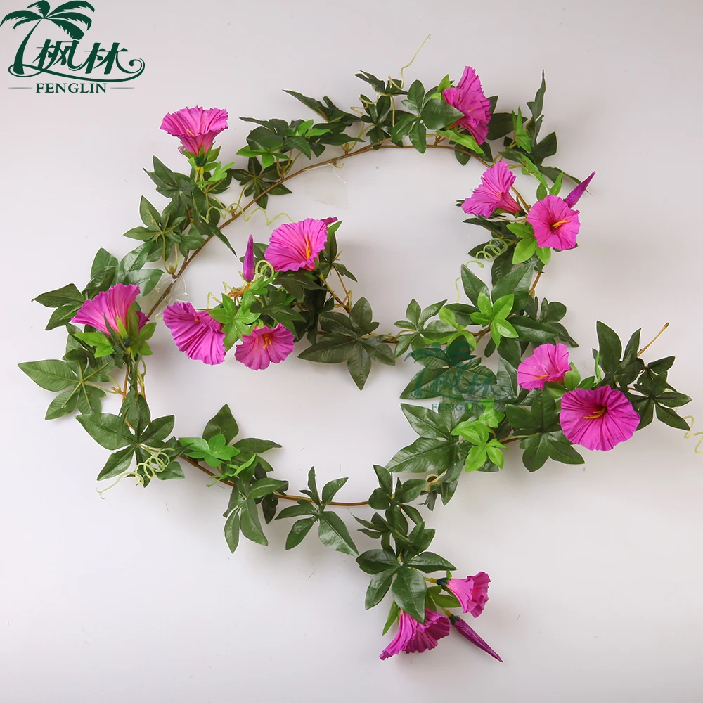Factory Cheap Wholesale Plastic Artificial Flowers Vine Buy Plastic