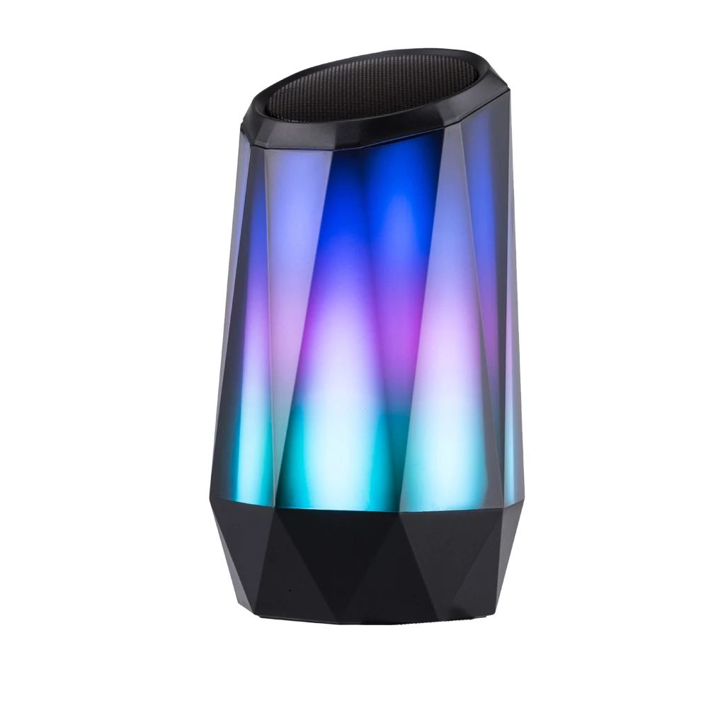 

High Quality LED Light USB Active Bluetooth Wireless Speaker, Black