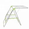 Metal clothes wing drying rack for laundry drying rack foldable dryer for washing white