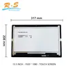 Brand New 13.3 inch Full HD1920*1080 Laptop Screen Replacement B133HAB01.0 LCD Display Acer