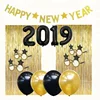 2019 new year party decorations banner silver foil curtain background for photo party glasses New Year's Eve Party Decorations