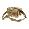 Military waterproof bicycle bag double sides utility shoulder bag with molle system for army outdoor travel sport