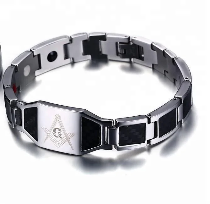 

Magnetic Energy Power ID stainless steel Bracelet Health titanium Bracelet