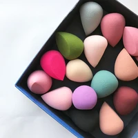 

New Arrival Multicolor soft latex free pu sponge material cosmetic makeup sponge soft