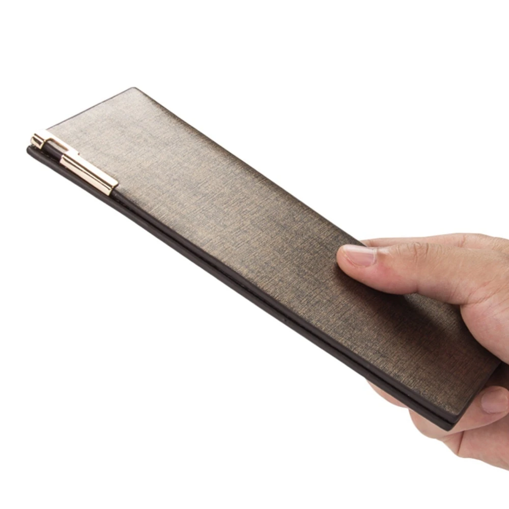 Оптовая продажа мужской кошелек Тонкий baellerry ультра тонкий длинный тип pu кошелек