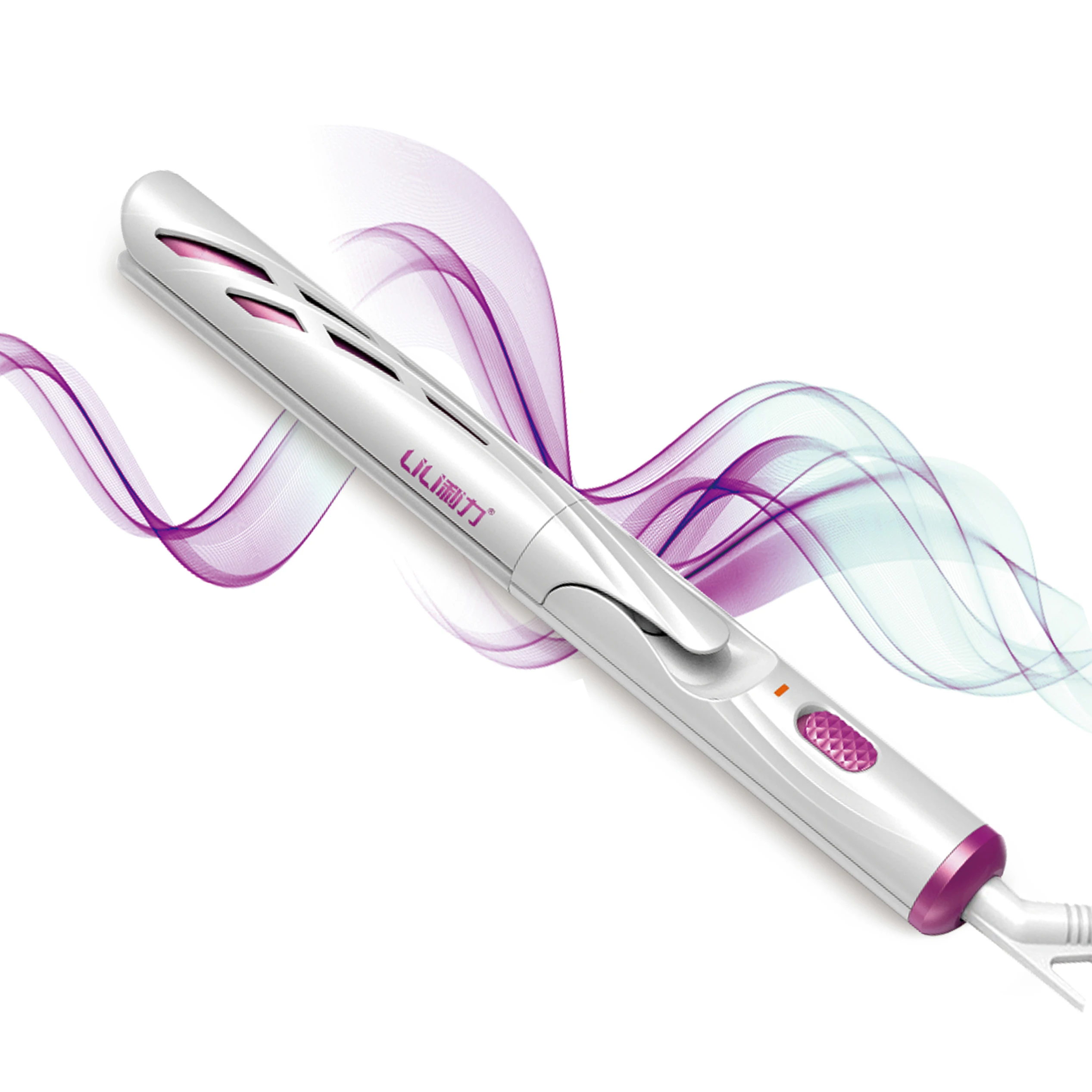 

2 in 1 fast heating flat iron and curling hair straightener, N/a