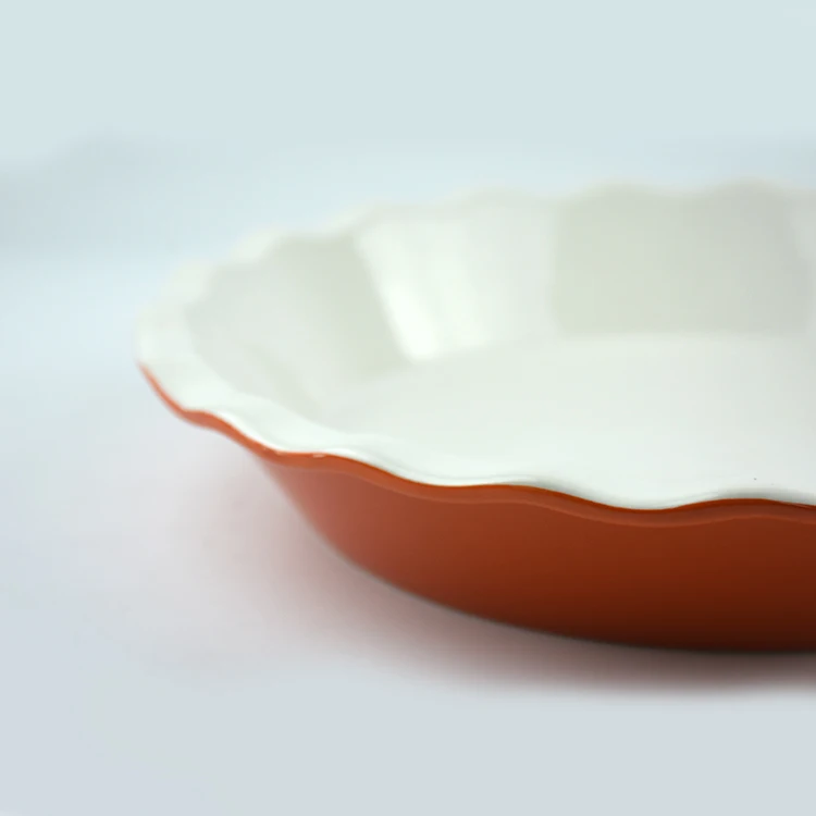 Wholesale Fine Hand Made Pie Ceramic Plate