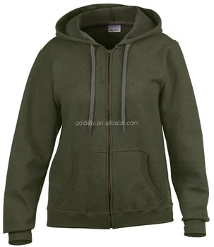 plain green hoodie