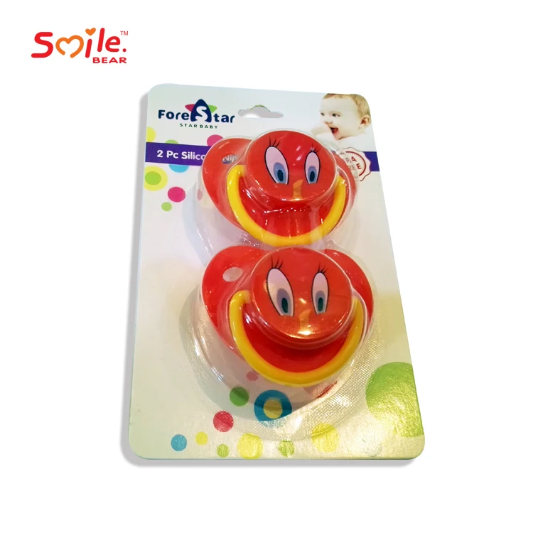 

BPA free promotional unique design funny baby soother, Customized