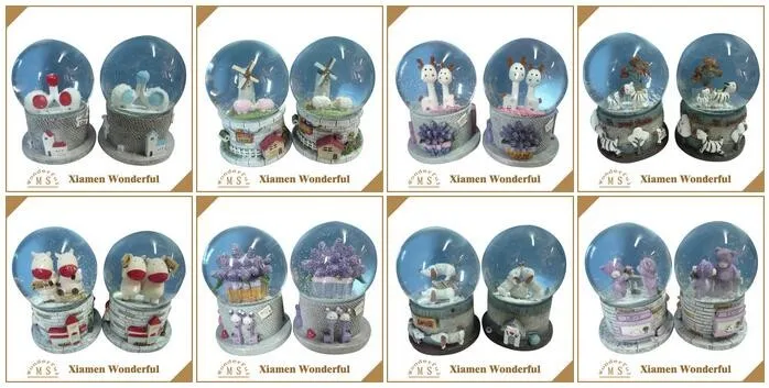 Couple KISSing sheep couple glass ball,water globe gifts,love couple gift