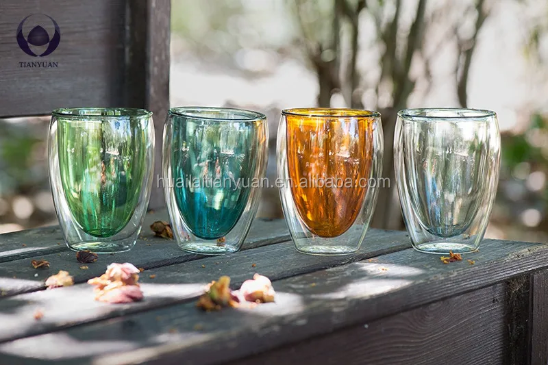 Microwave Safe Pyrex Double Wall Glass Cup Buy Double Wall Glass Cup