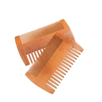 

Amazon hot selling RTS beard comb natural wooden comb