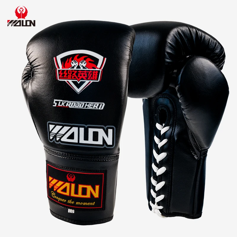 

custom logo contest boxing glove Pro grade personalized Custom design Boxing Gloves for Boxing Kickboxing Training Gloves, White/silver