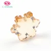 Top Quality Crystal Charms Wholesale snow shaped crystal Horizontal hole snow beads14mm 20mm 30mm pendants for jewelry making