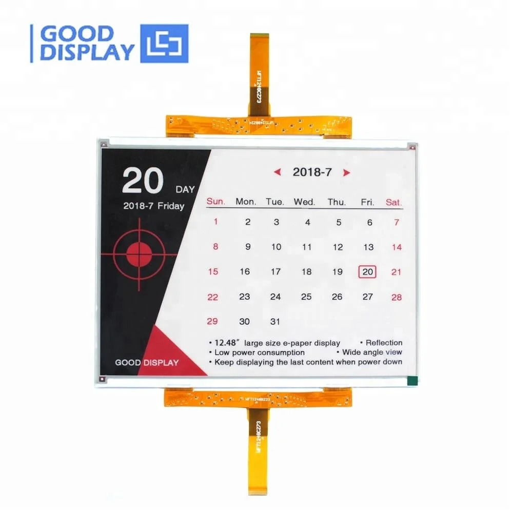 Large E Ink Display 12.48inch Colorful Epaper With Development Kit