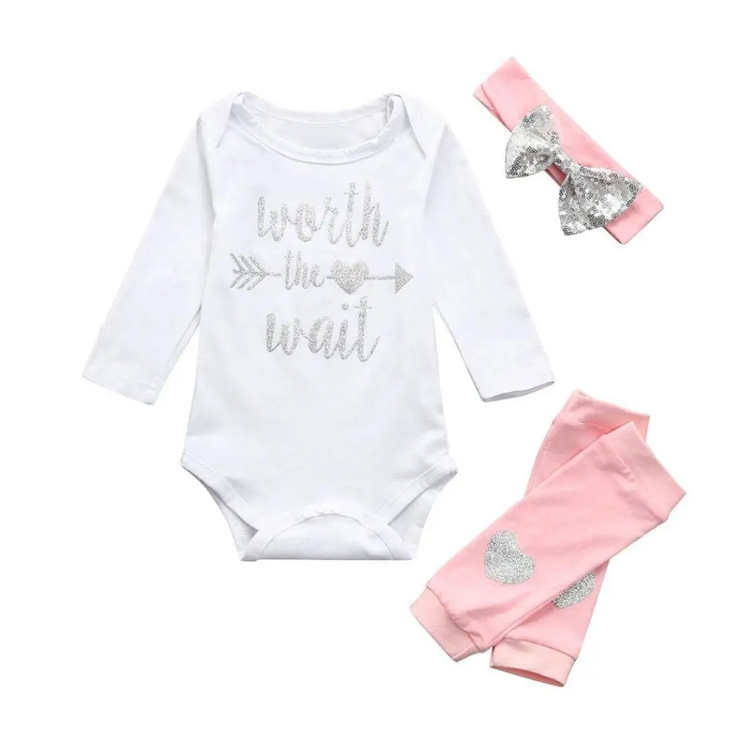 Halloween Baby Outfits,Fineser Infant Baby Letter Print Romper Headbands Pants Cap Halloween Party Outfits 4 Clothes Sets