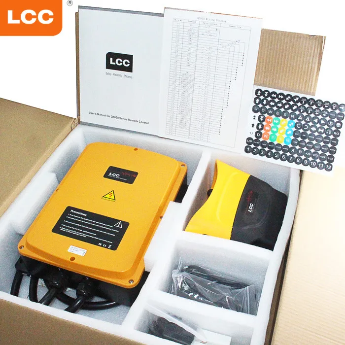 

LCC Q5000 Joystick Control Overhead Crane Wireless Remote control, Orange and black