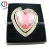 Heart Shaped Pink Acrylic Stone Bag Hanger/Christmas Gift For Lady