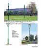 zhongshan factory park light pole/ yard pole lamps/outdoor lamp posts for sale