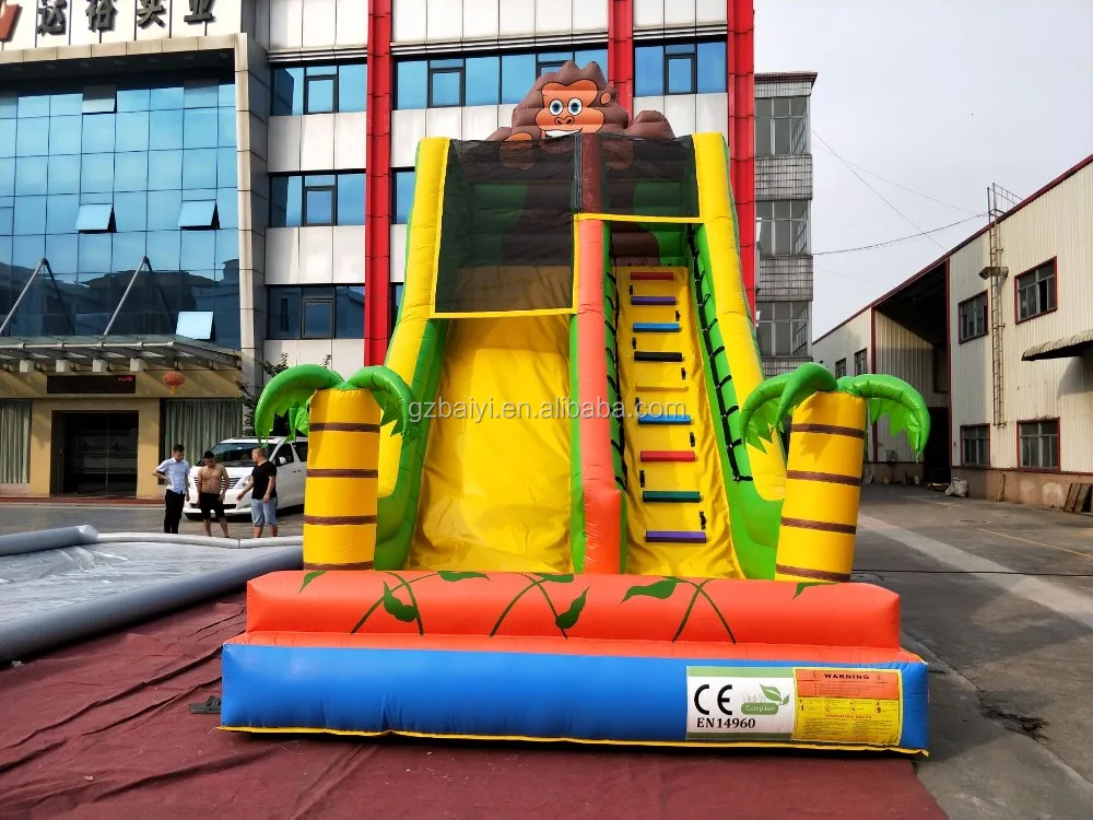 Factory Direct Commercial Inflatable Slide / Monkey Slide Cheap Sale Buy Cheap Inflatable