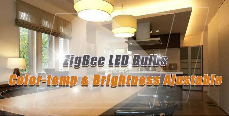 multi-purpose e27 7w zigbee dimmable color tunable smart led bulbs