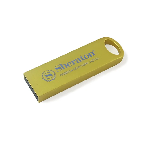 Wholesale cheap price free custom logo promotion metal USB pen drive 1GB 2GB 4GB 8GB - ANKUX.COM