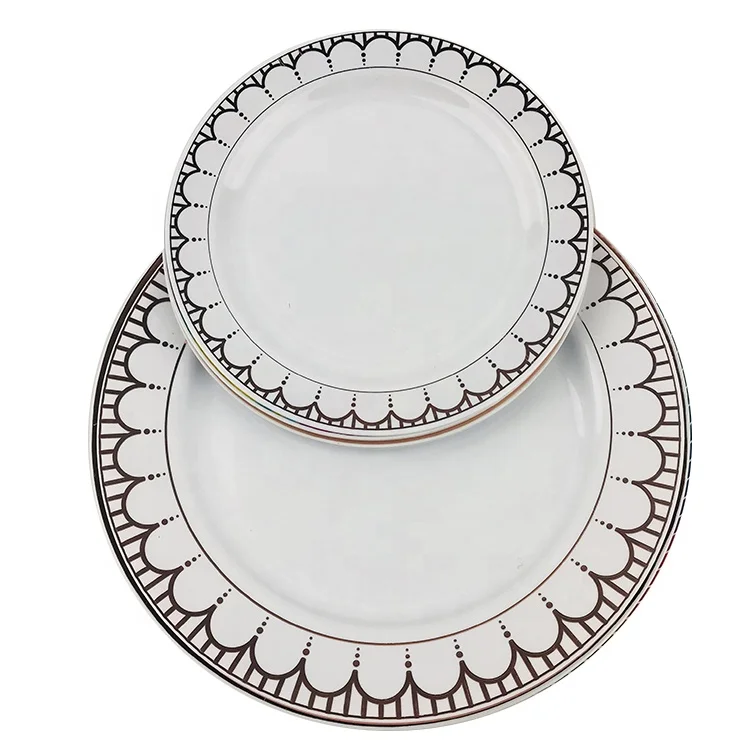 

Hot Selling Party Holiday Colorful Wedding Plastic Plates, Customer's requirement