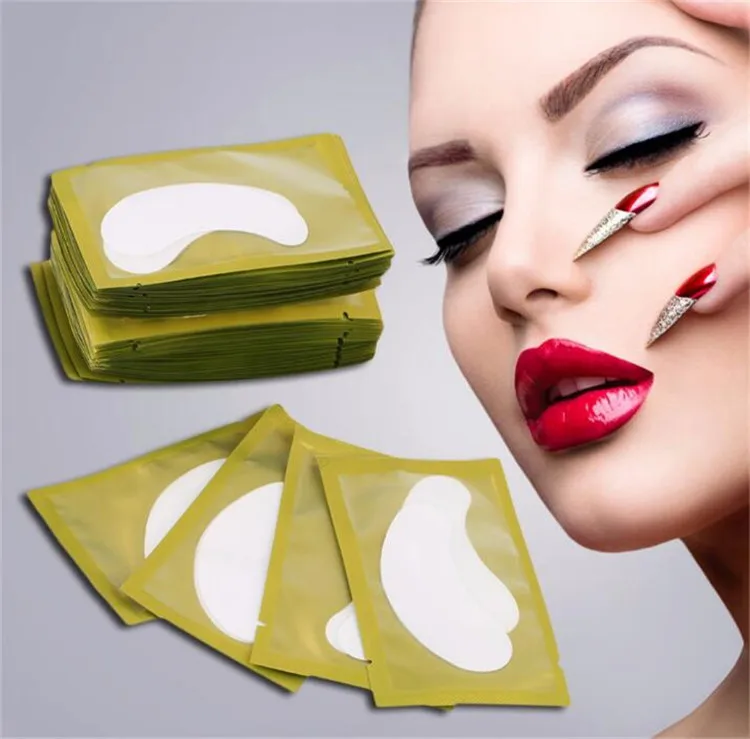 

Wholesale 6 Color Disposable Grafted Eyelash Under Eye Pads Eyelash Extensions, White