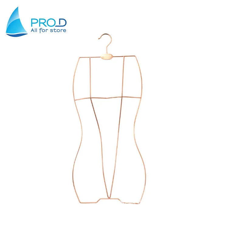 

Wholesale Hot Sale Fashion Kids Plastic Bikini Metal Swimwear Hanger, Gold