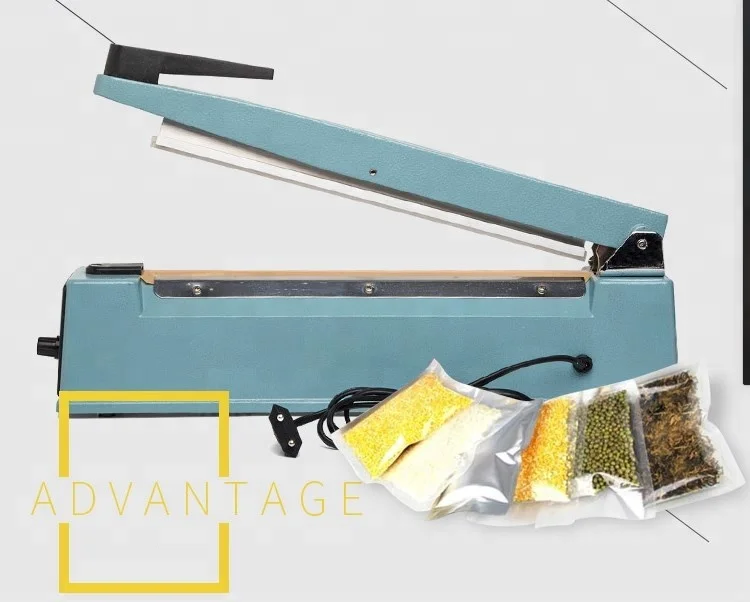 Impulse Heat Sealer 12" 300mm Plastic Pp Pe Bag Sealing Machine Food