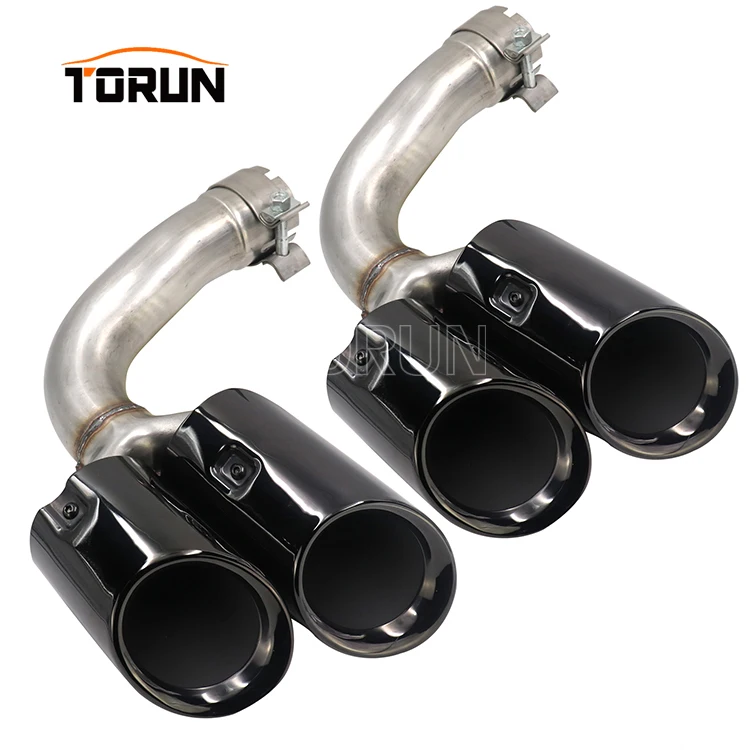 Hot Sale High Quality Universal Oval Bulk Exhaust End Pipe For Porsche
