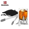 Bar Accessories Metal Bullet Shape Whiskey Stainless Chilling Ice Cube